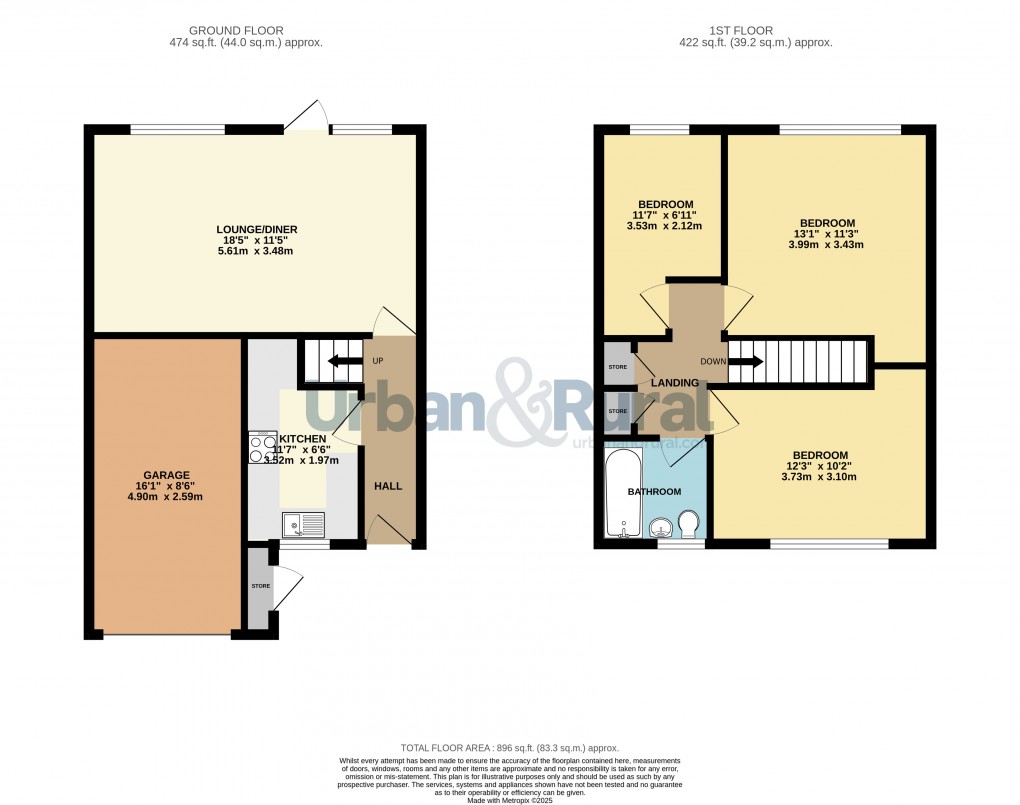 Floorplan for Sharnbrook, Bedford, Bedfordshire