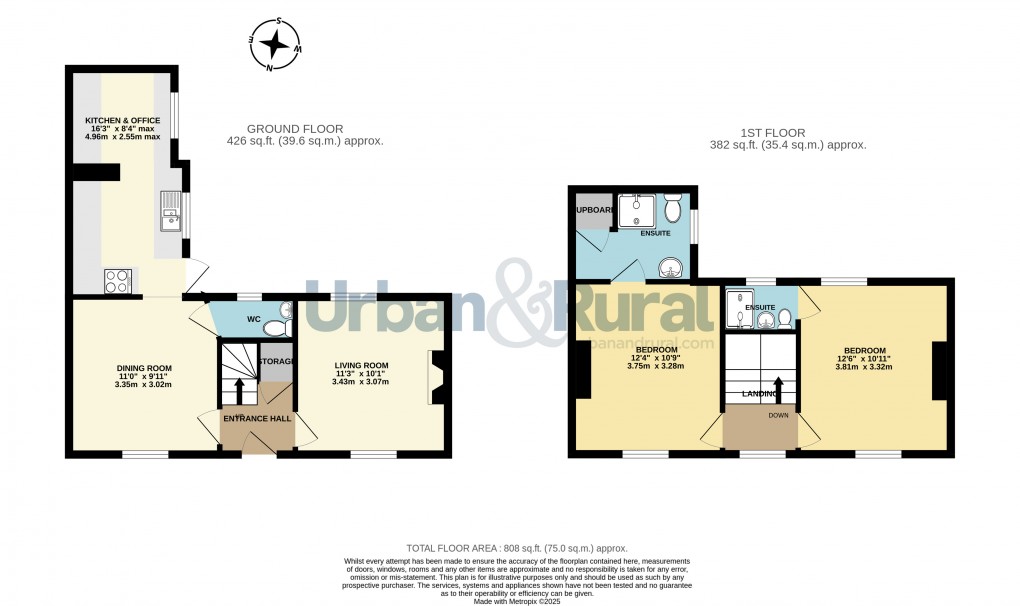 Floorplan for Harrold, Bedford, Bedfordshire