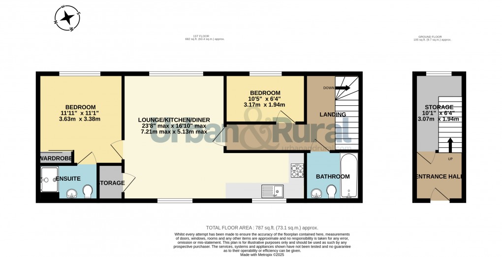 Floorplan for Kempston, Bedford, Bedfordshire