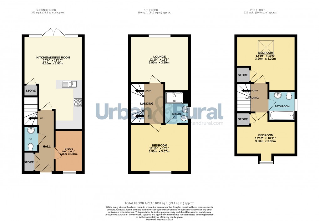 Floorplan for Wixams, Bedford, Bedfordshire