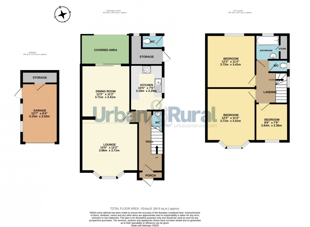 Floorplan for Bedford, Bedfordshire