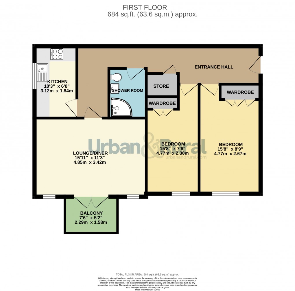 Floorplan for Bedford, Bedfordshire