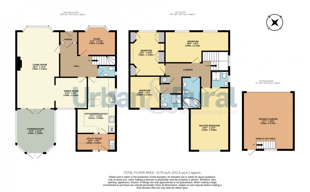 Floorplan for Wootton, Bedford, Bedfordshire