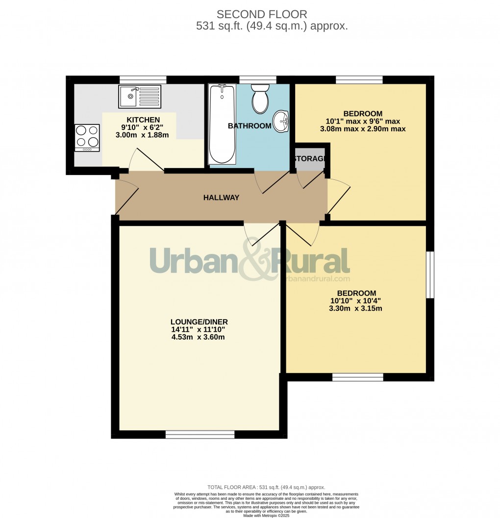 Floorplan for Bedford, Bedfordshire