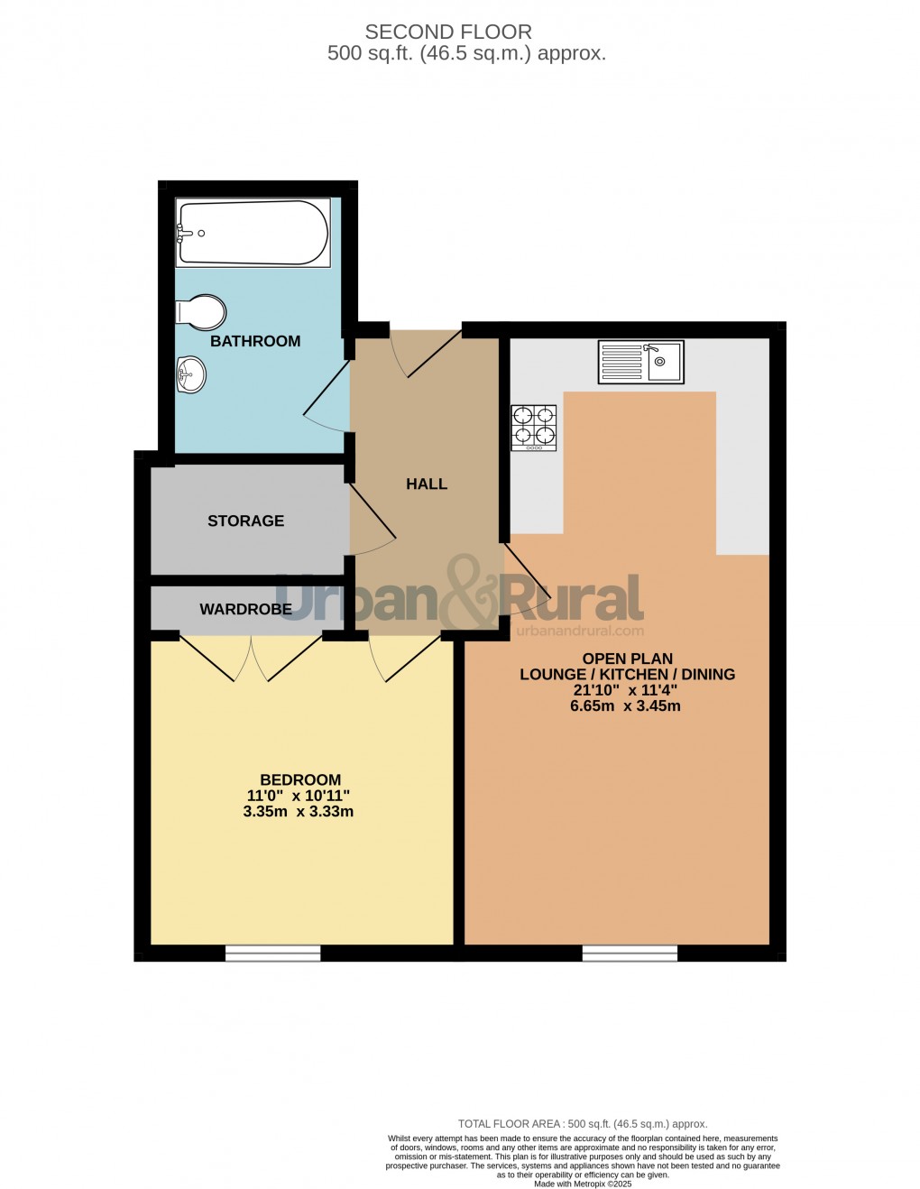 Floorplan for Bedford, Bedfordshire