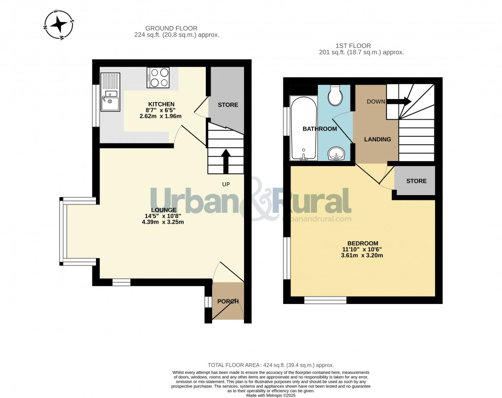 Floorplan for Bedford, Bedfordshire
