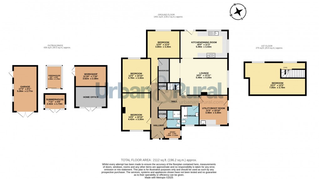 Floorplan for Bromham, Bedford, Bedfordshire