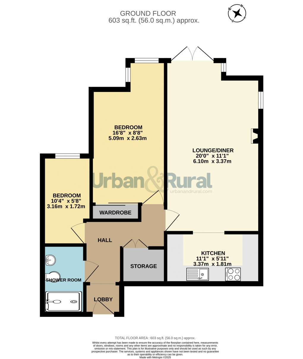 Floorplan for Bedford, Bedfordshire
