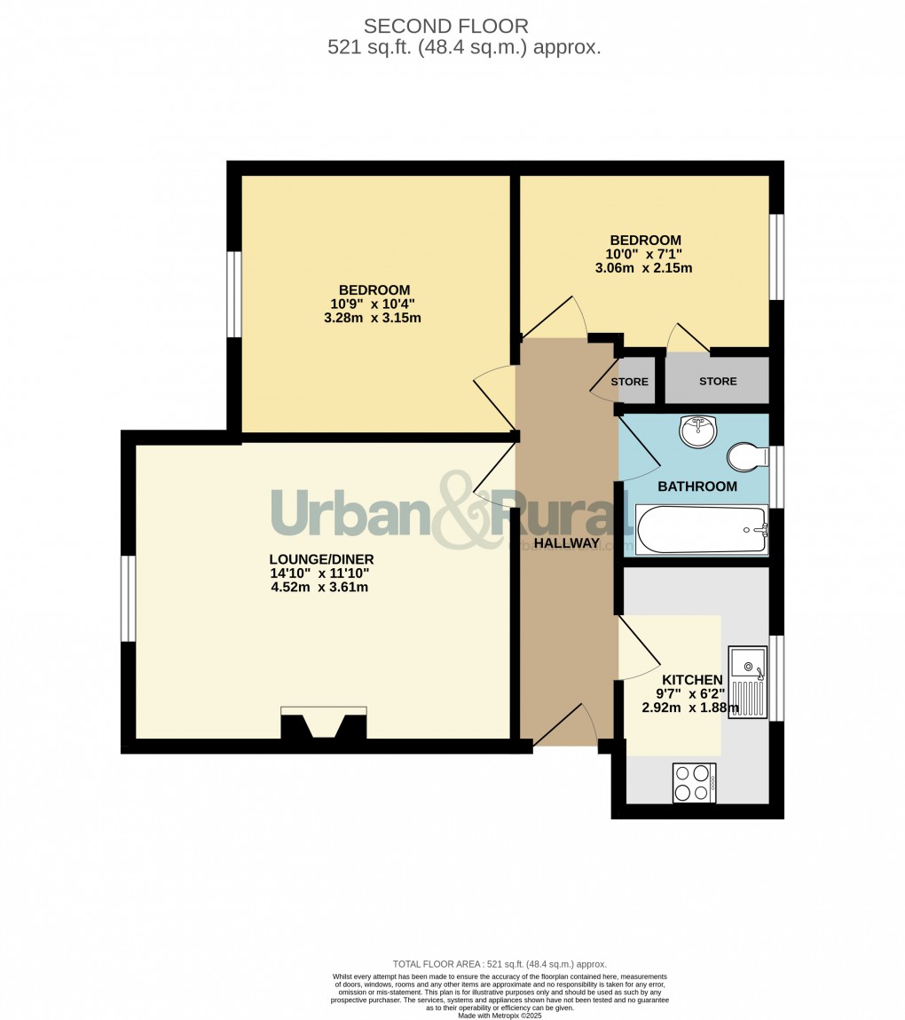 Floorplan for Bedford, Bedfordshire