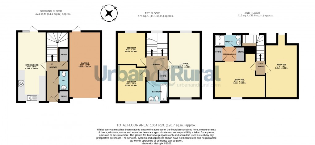 Floorplan for Shortstown, Bedford, Bedfordshire