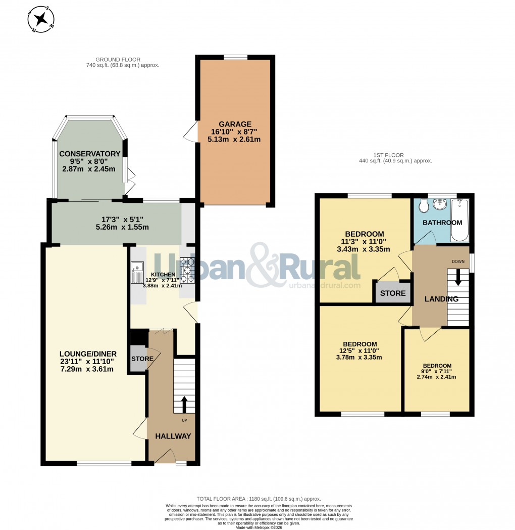 Floorplan for Bedford, Bedfordshire