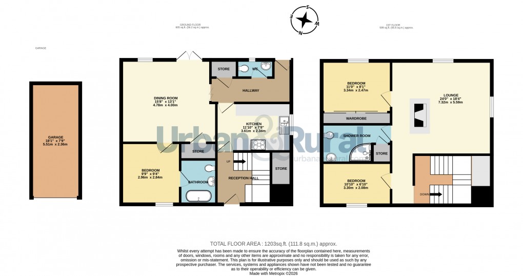 Floorplan for Felmersham, Bedford, Bedfordshire