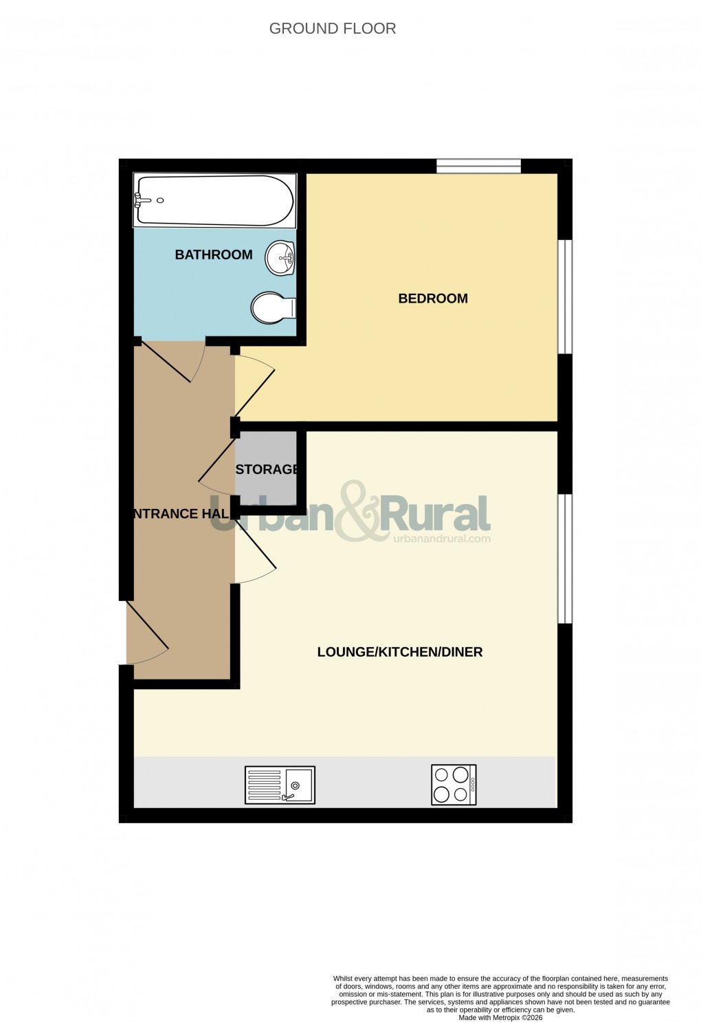Floorplan for Bedford, Bedfordshire