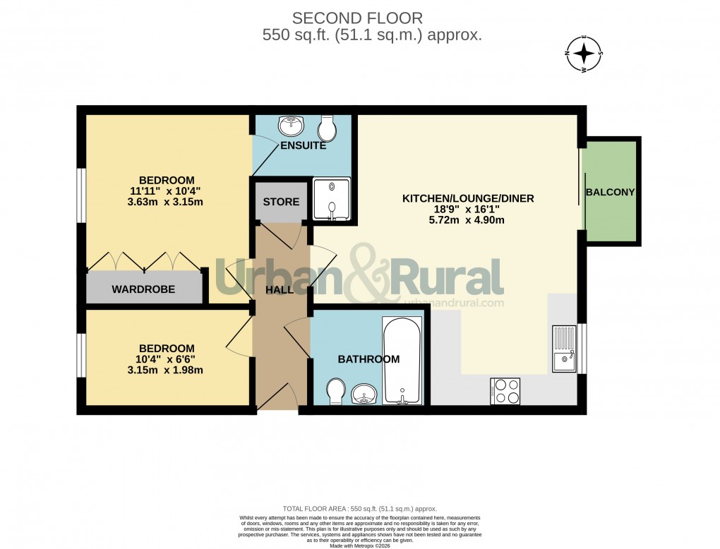 Floorplan for Bedford, Bedfordshire
