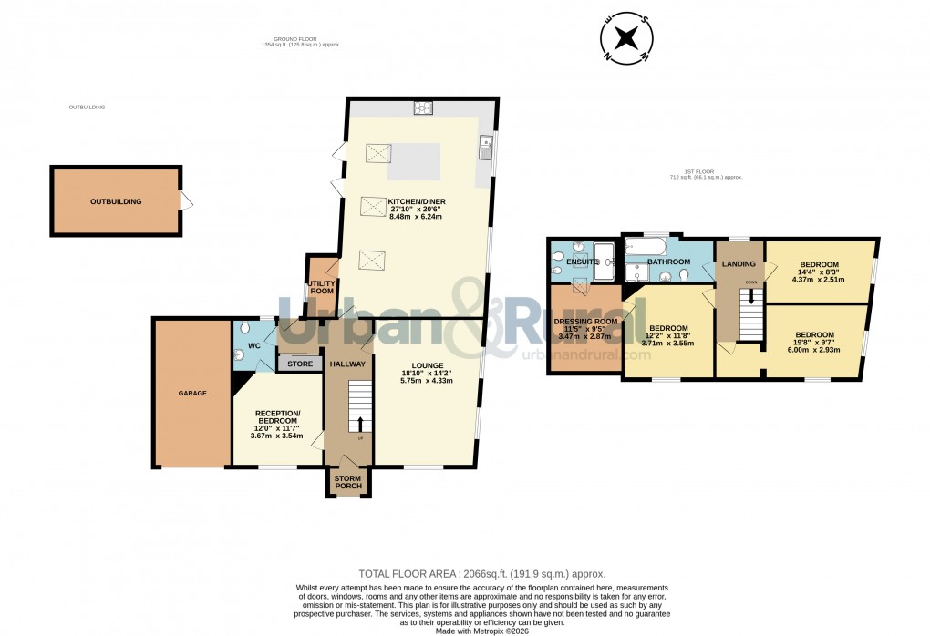 Floorplan for Sharnbrook, Bedford, Bedfordshire