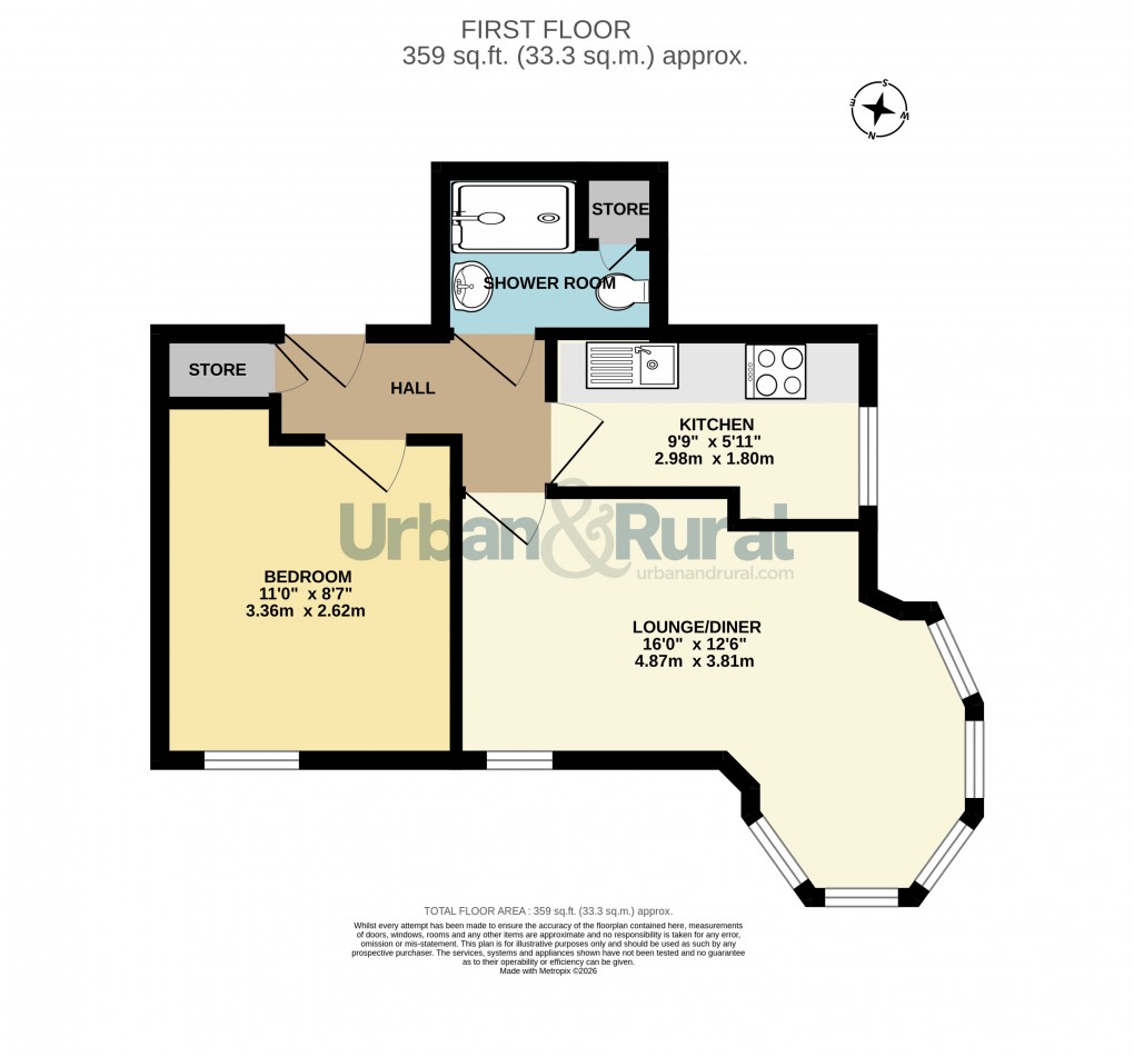 Floorplan for Bedford, Bedfordshire