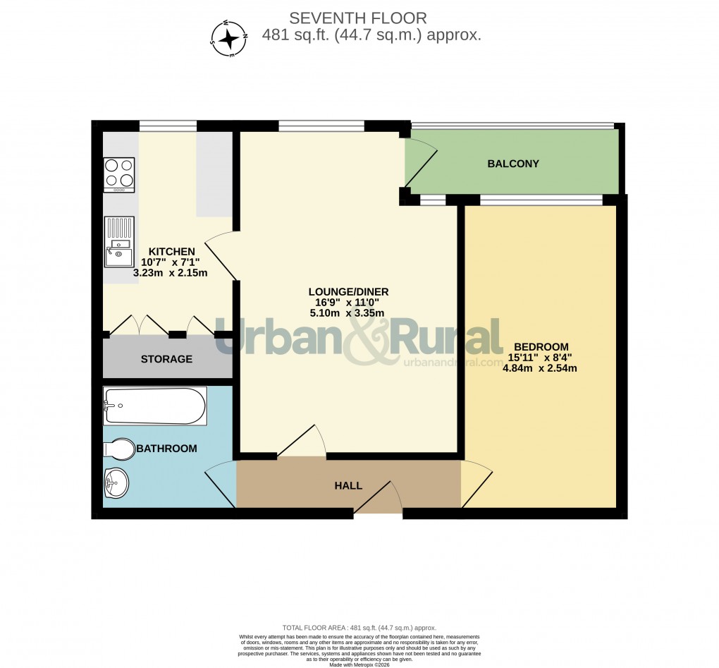 Floorplan for Bedford, Bedfordshire