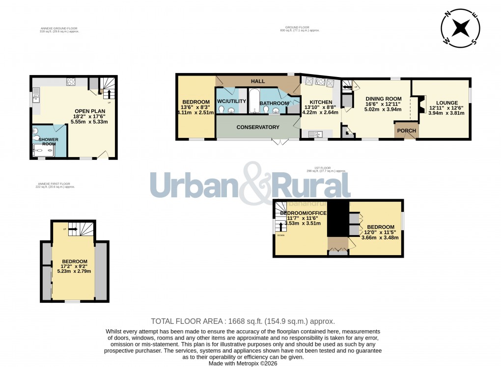 Floorplan for Riseley, Bedford, Bedfordshire