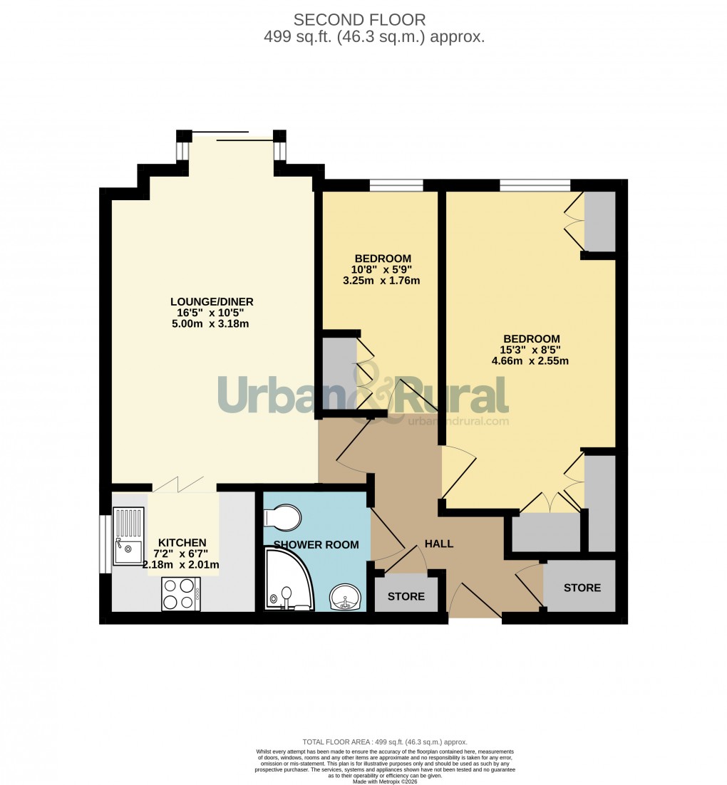Floorplan for Bedford, Bedfordshire