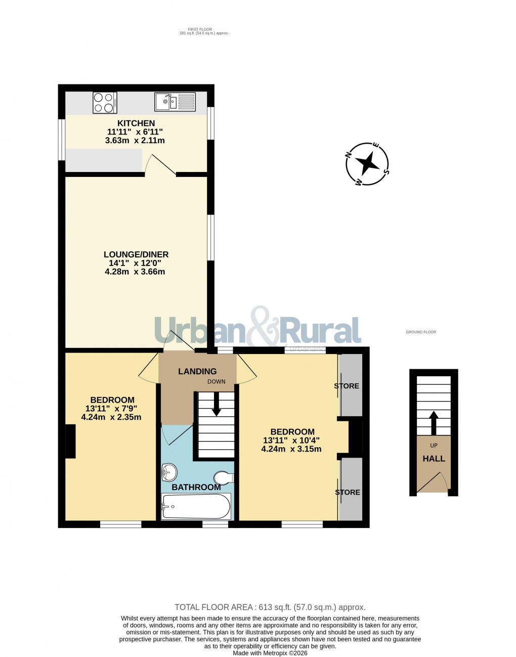 Floorplan for Thornton Street, Kempston, Beds