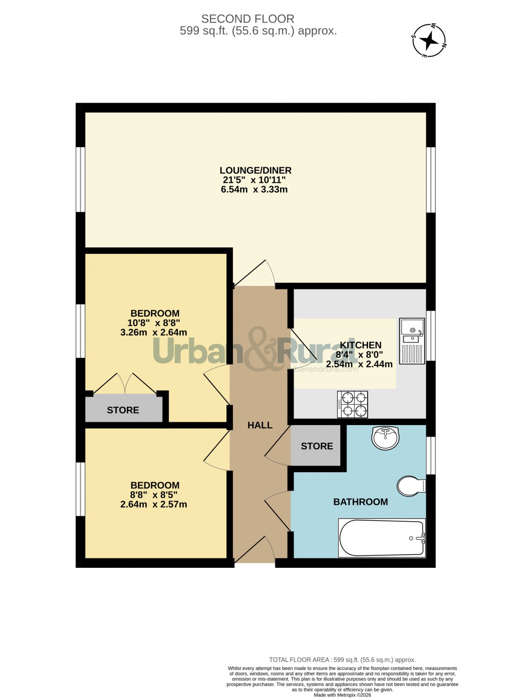 Floorplan for Harrold, Bedford, Bedfordshire