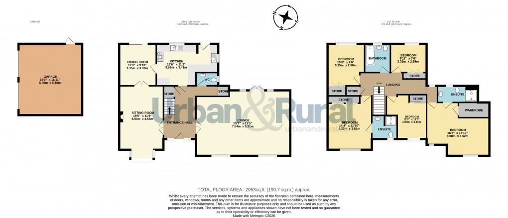 Floorplan for Elstow, Bedford, Bedfordshire