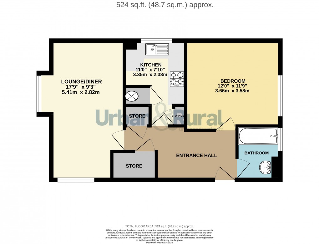 Floorplan for Bedford, Bedfordshire