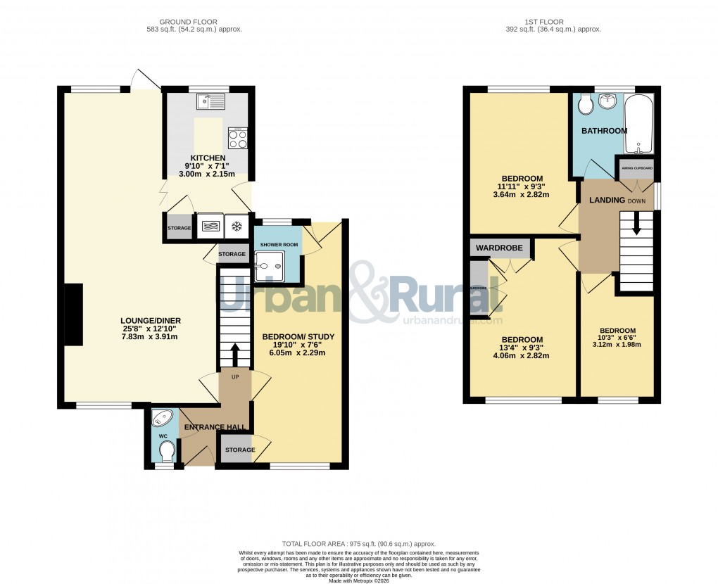 Floorplan for Bedford, Bedfordshire