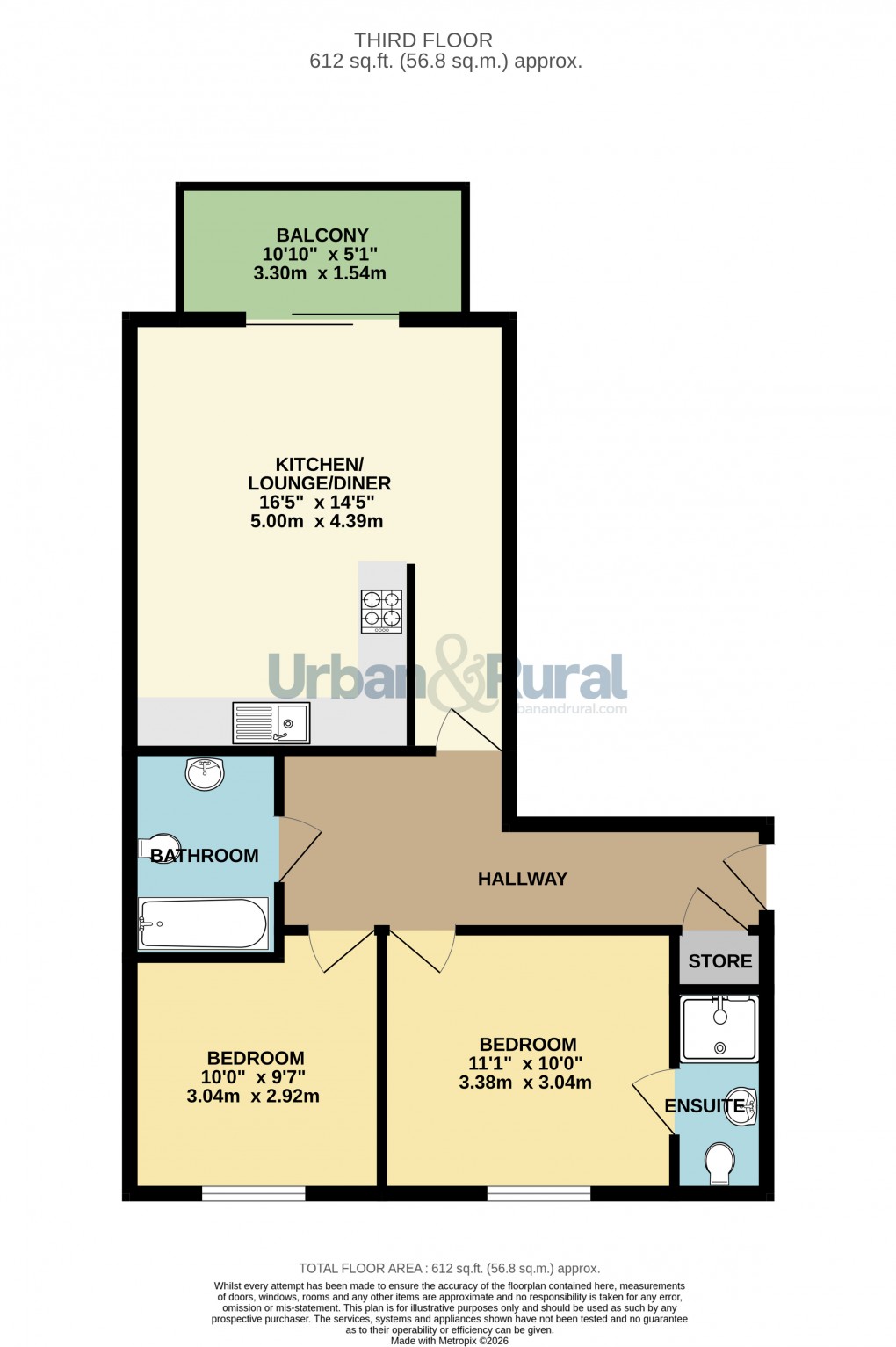Floorplan for Bedford, Bedfordshire