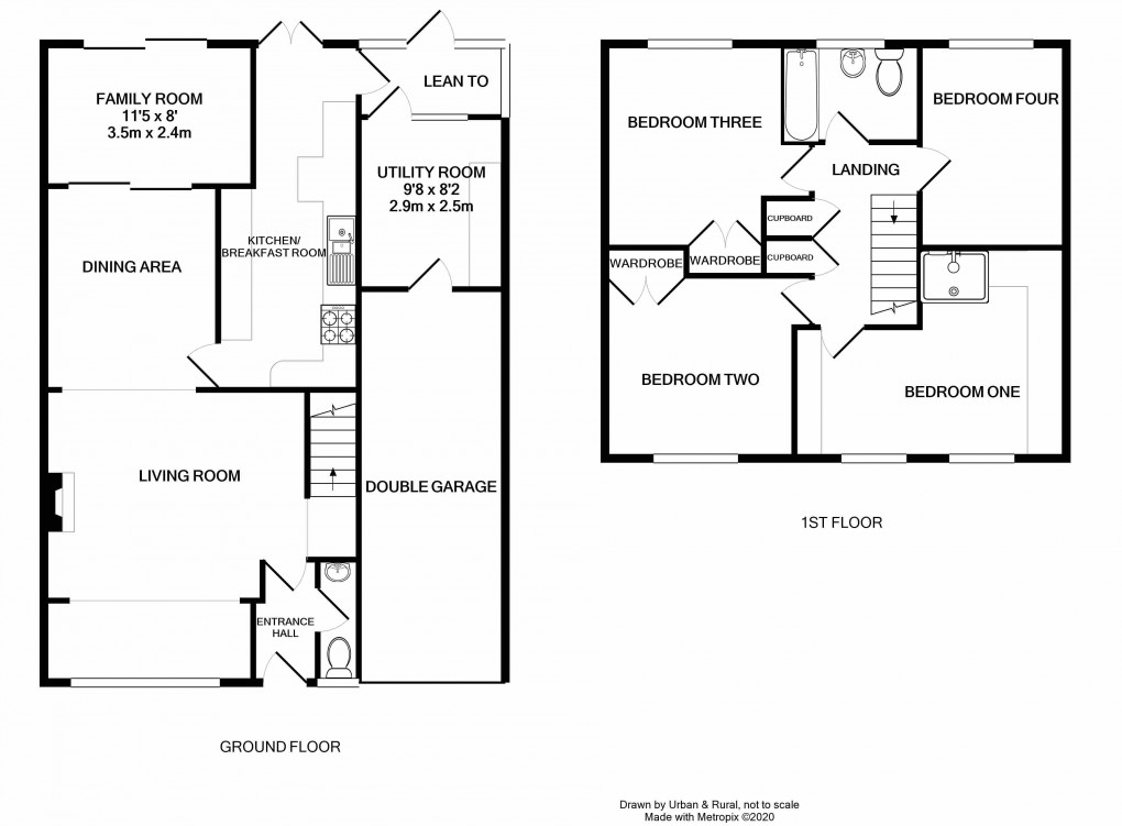 Floorplan for Flitwick, Bedford, Bedfordshire