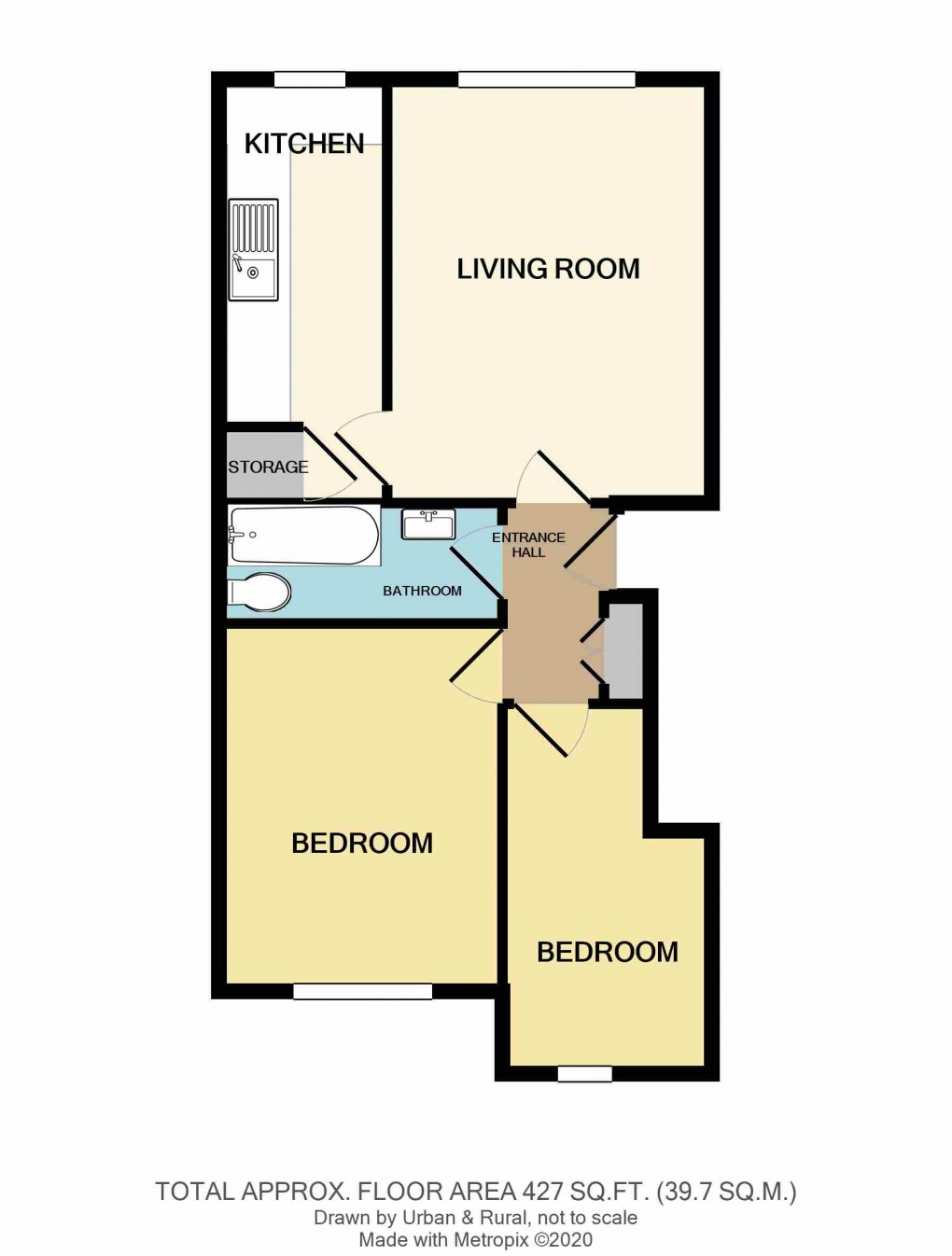 Floorplan for Station Road, Biggleswade, Bedfordshire