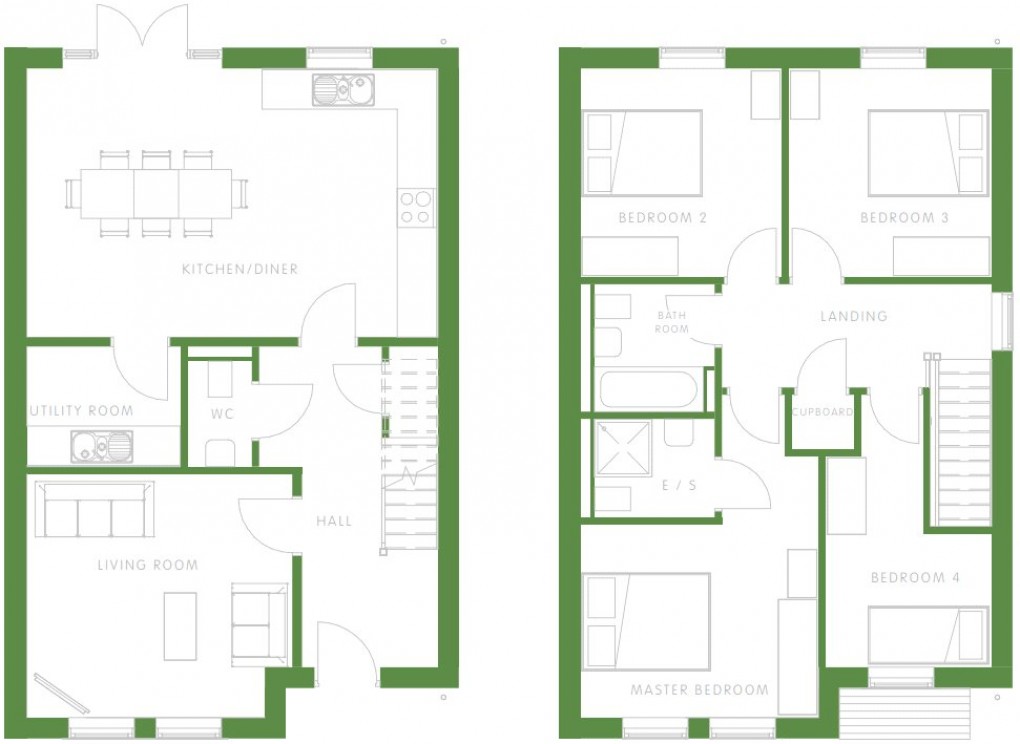 Floorplan for Newton Longville, Buckinghamshire