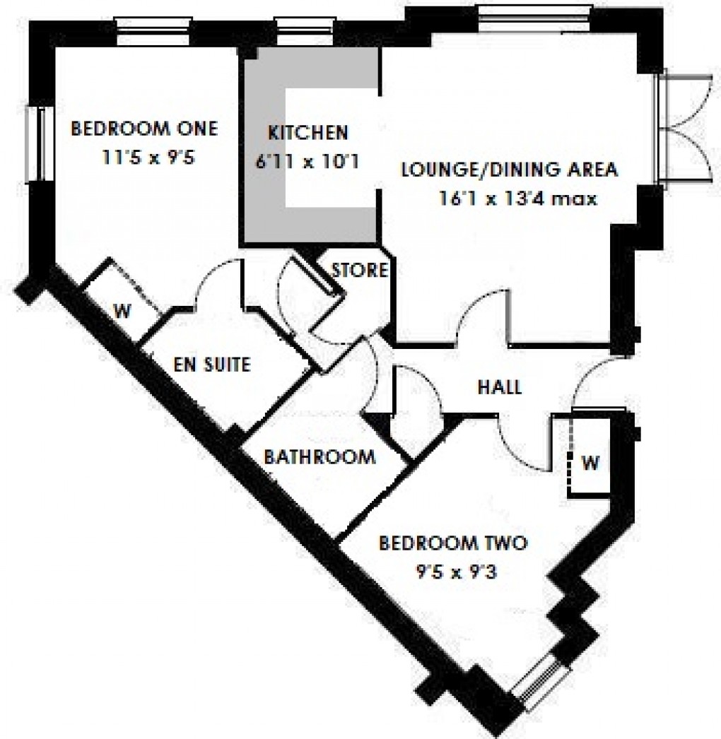 Floorplan for Bletchley, Buckinghamshire