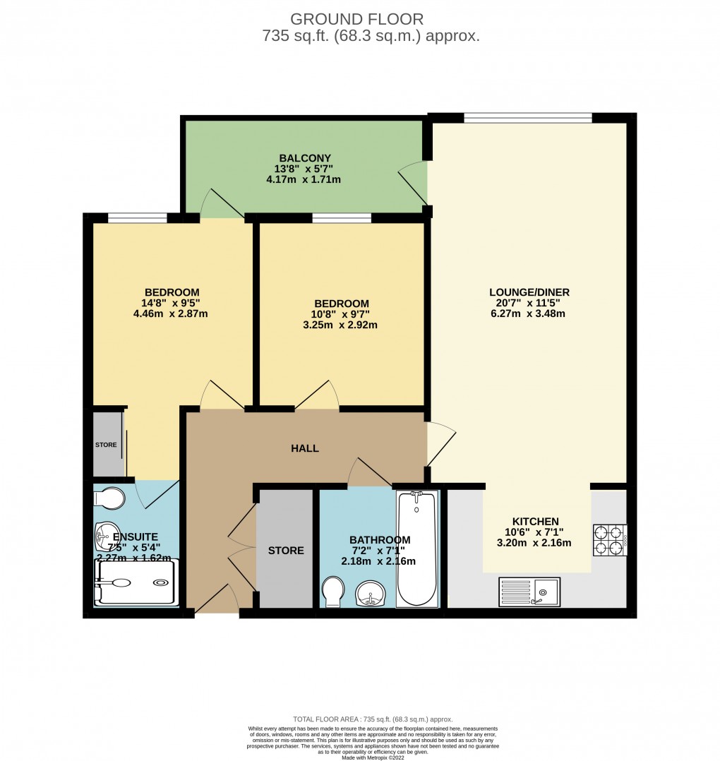 Floorplan for Oakgrove, Milton Keynes, Buckinghamshire