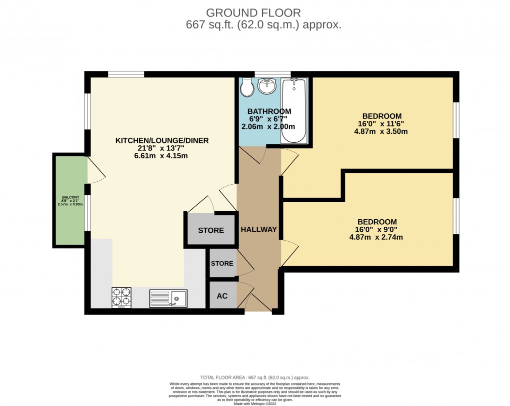 Floorplan for Fairfields, Milton Keynes, Buckinghamshire