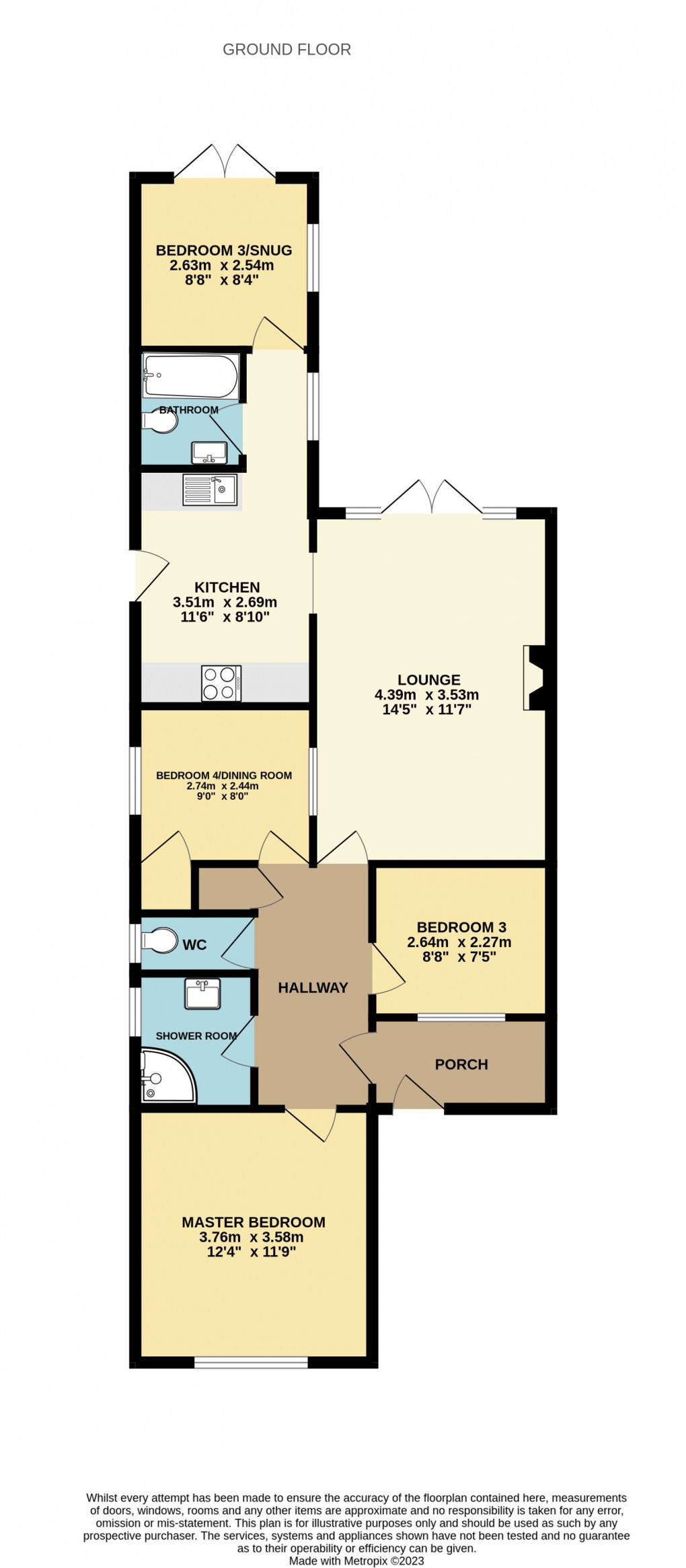 Floorplan for Newton Longville, Buckinghamshire