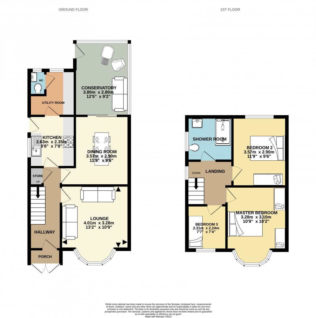 Floorplan for Bletchley, Buckinghamshire