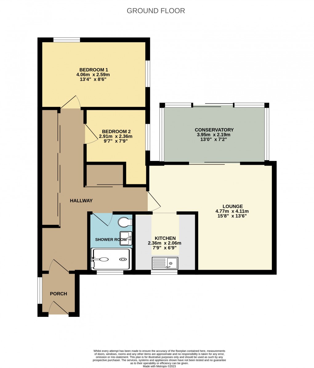 Floorplan for Bletchley, Buckinghamshire