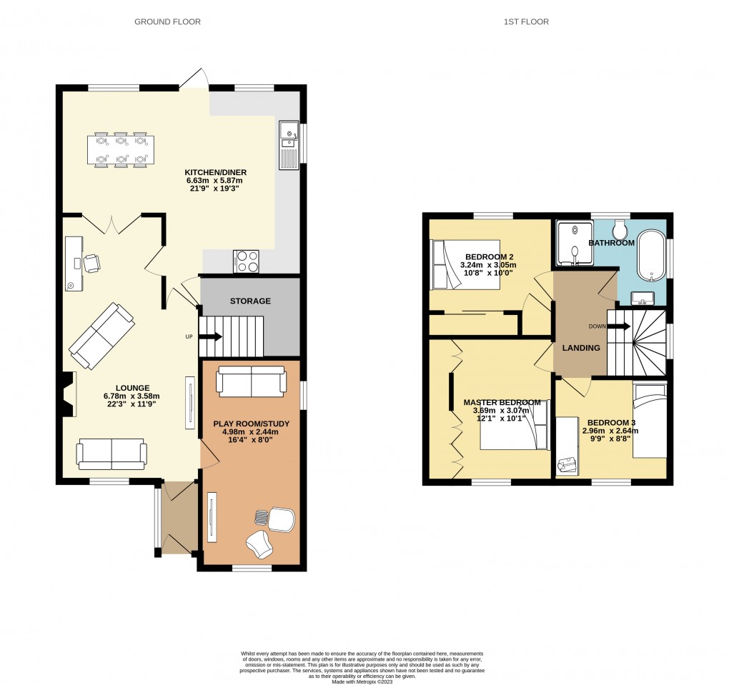 Floorplan for Bletchley, Buckinghamshire