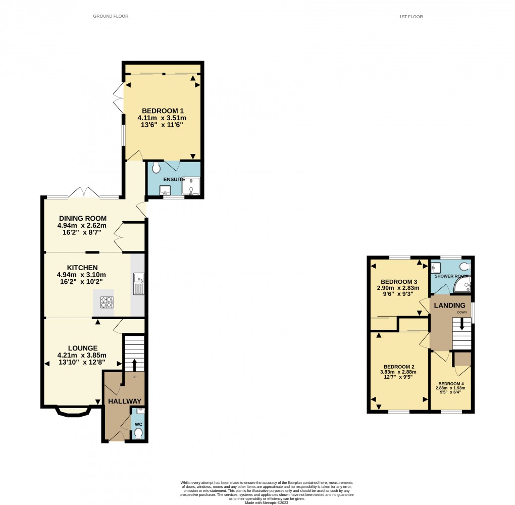 Floorplan for Bletchley, Buckinghamshire