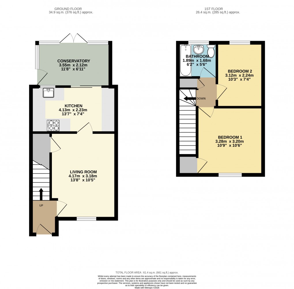 Floorplan for Bletchley, Buckinghamshire