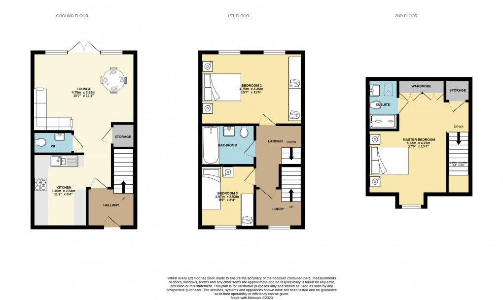 Floorplan for Newton Leys, Bletchley, Buckinghamshire