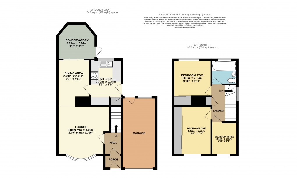Floorplan for Bletchley, Buckinghamshire