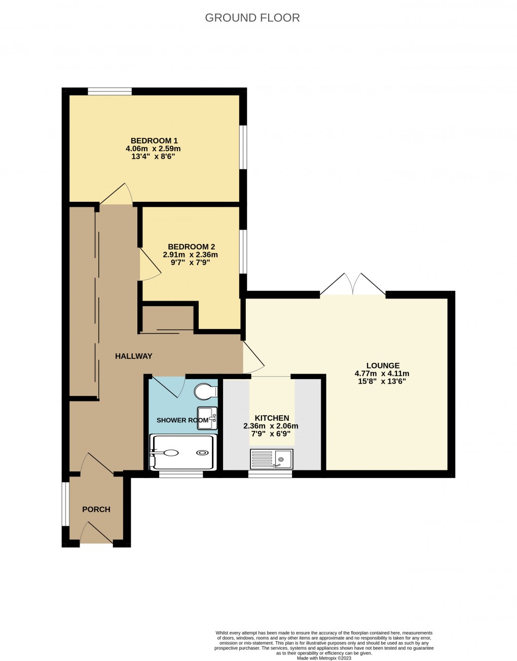 Floorplan for Bletchley, Buckinghamshire