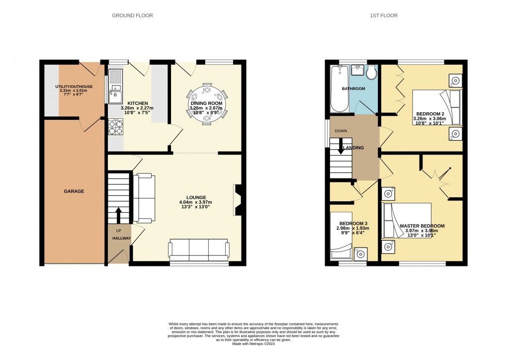 Floorplan for Bletchley, Buckinghamshire