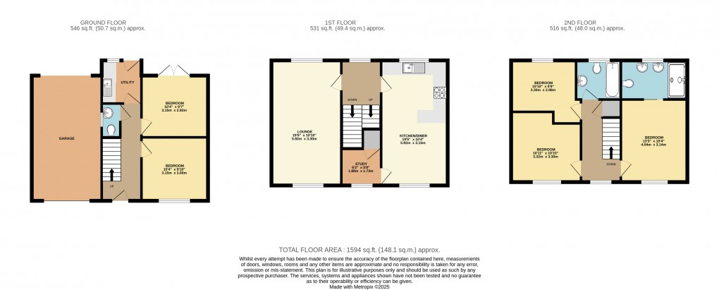 Floorplan for Oxley Park, Milton Keynes