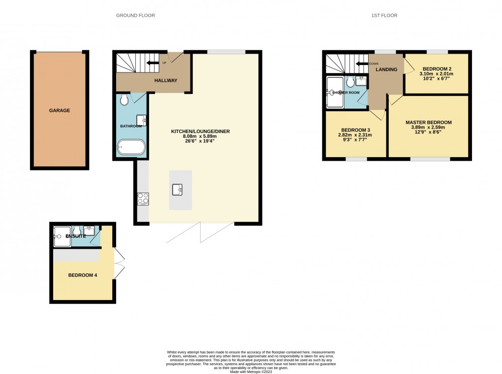 Floorplan for Bletchley, Buckinghamshire