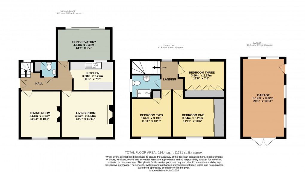 Floorplan for Bletchley, Milton Keynes, Buckinghamshire