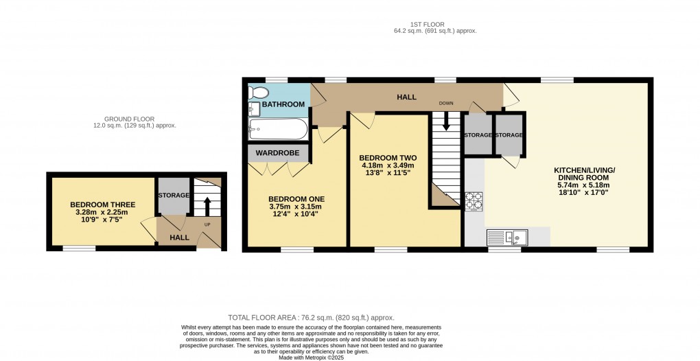 Floorplan for Bletchley, Milton Keynes