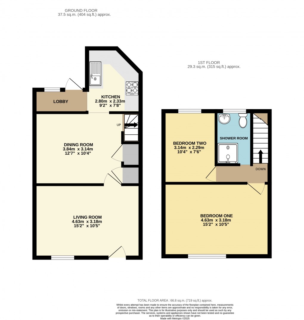 Floorplan for Bletchley, Milton Keynes